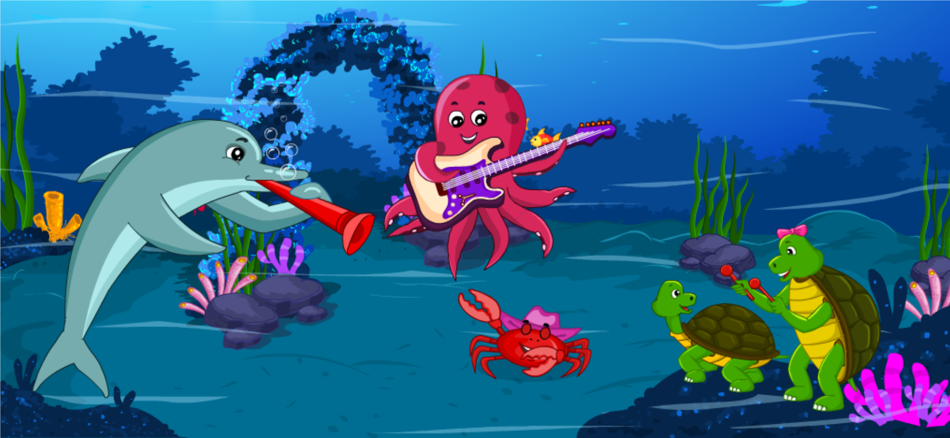 Water Animals Songs